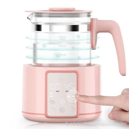Réchauffeur de lait de thermostat de bouilloire électrique sans odeur pour bébé